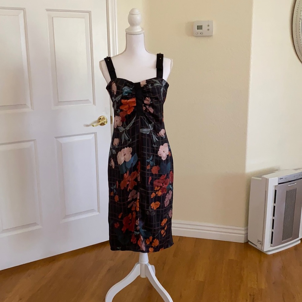 Mango flower print dress